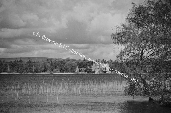 ROCKINGHAM HOUSE   MC DERMOTS CASTLE FROM ISLAND